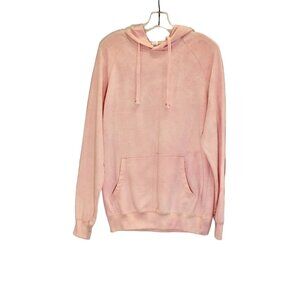 Smart Blanks Light Pink Custom Bleach Dye Pullover Hoodie Size M